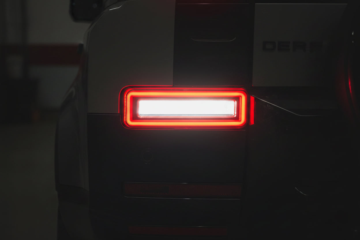 LED Reverse Lights with Sequential Indicators – Suits Defender 90 / 110 / 130