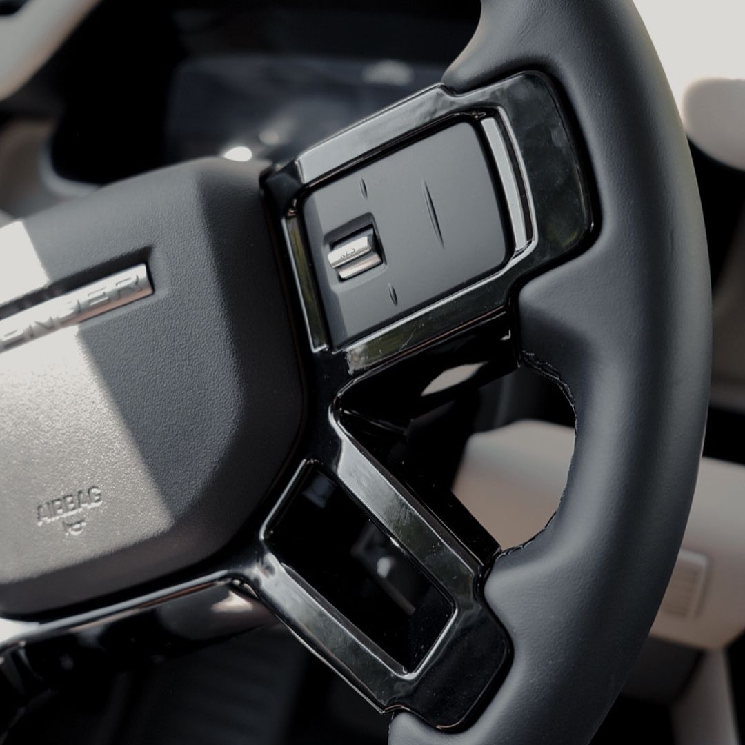 ABS Steering Wheel Cover (Gloss Black)
