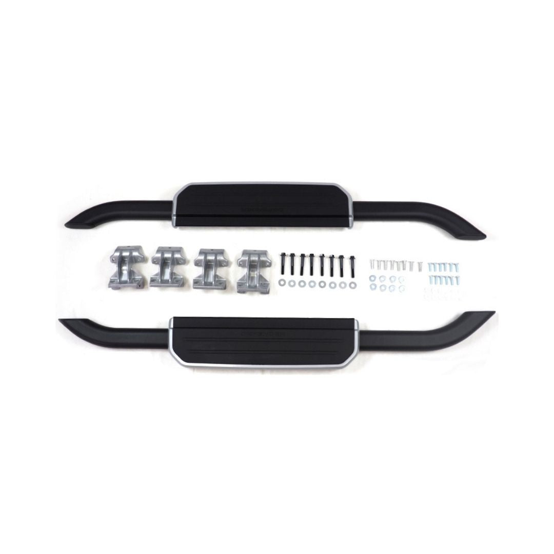 Defender 90 Side Steps (Black)