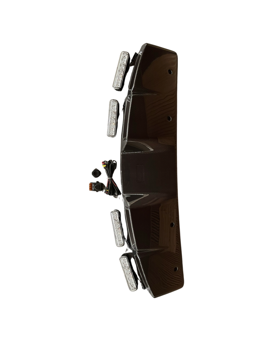 Light Bar 4 LED + Control Unit (Carbon Fibre)