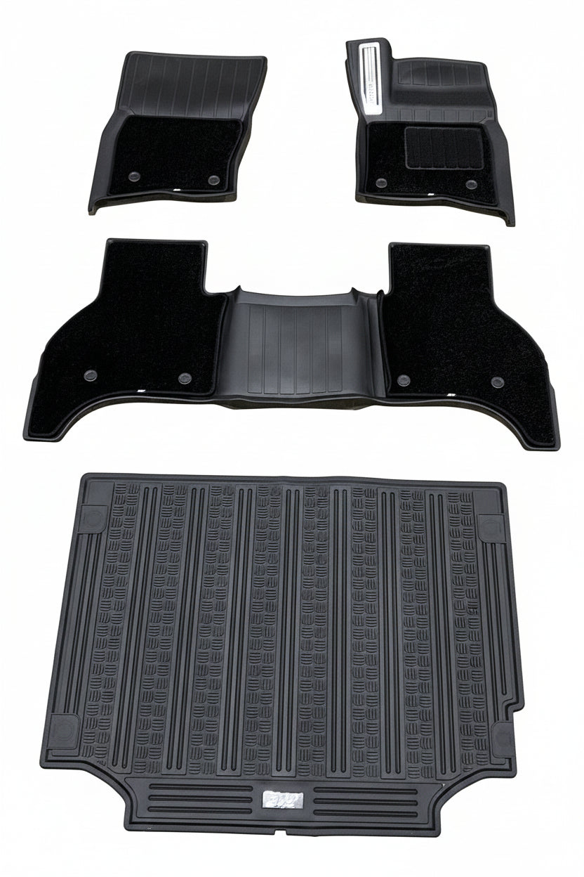 Deep Dish TPE Mat Set – Suits Defender 110 - Optional Carpet Insert