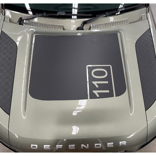 Defender Bonnet Decal Sticker