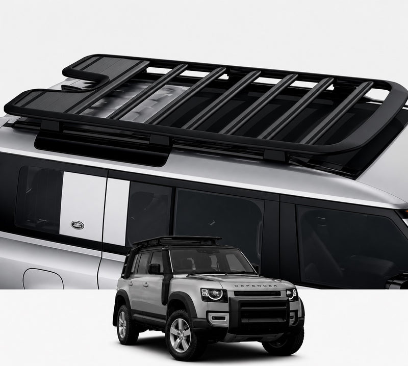 Expedition Roof Rack – Suits Defender 110 - All Black