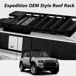 Expedition Roof Rack – Suits Defender 110 - All Black