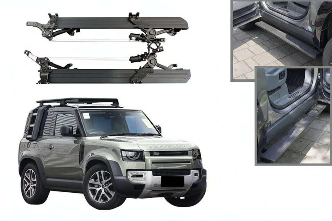 Electric Deployable Side Steps – Suits Defender 90