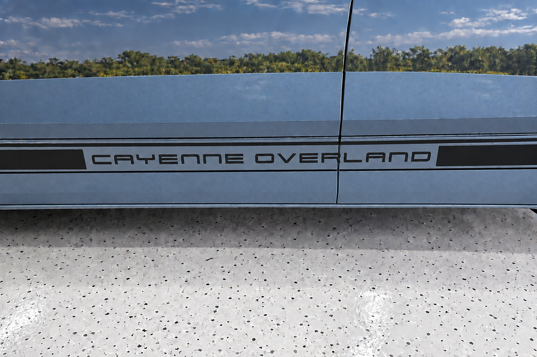 Cayenne Over Land Sill Decal kit - Suits Porsche Cayenne 955/057/958
