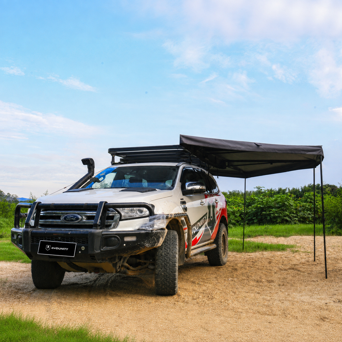 Unity 270° Quick-Open 4WD Awning with LED Lights – 2m