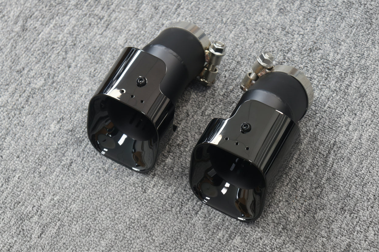 Exhaust Pipe Tips (Black) for Diesel Defender