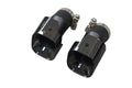 Exhaust Pipe Tips (Black) - Suits Diesel Defender | Aftermarket