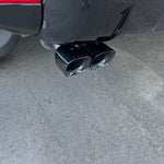 Exhaust Pipe Tips (Black) - Suits Diesel Defender | Aftermarket