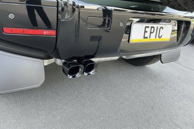Exhaust Pipe Tips (Black) for Diesel Defender