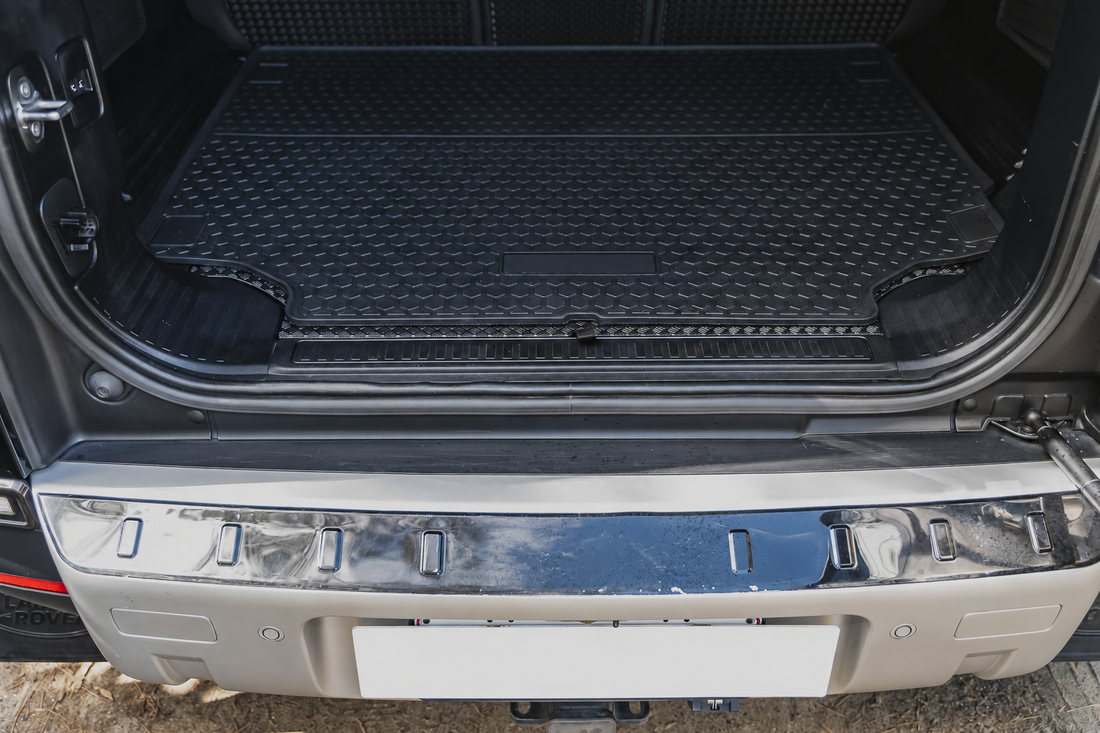 Rear Cargo Mat – Premium Soft Rubber – Suits Defender 110