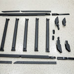 Low Profile Adjustable Roof Rack & Folding Ladder Combo – Suits Defender 110 L663 2020+