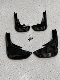 Urban Style Gloss Black Slim lIne Mud Flap Kit – Suits Defender 90 / 110 - Aftermarket