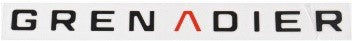 Spare Wheel Cargo Box Decal - Suits Ineos Grenadier Wagon