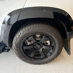 Wide Wheel Arch Flares – Gloss or Matte Black - Suits Defender 110