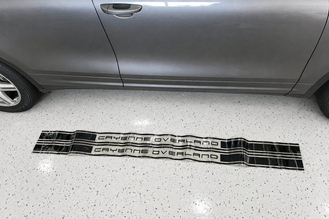 Cayenne Over Land Sill Decal kit - Suits Porsche Cayenne 955/057/958