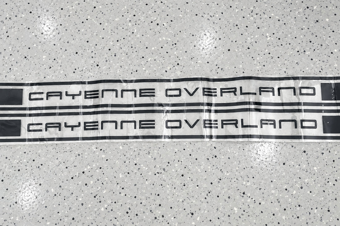Cayenne Over Land Sill Decal kit - Suits Porsche Cayenne 955/057/958