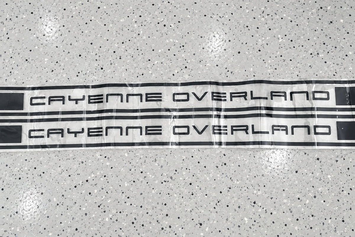Cayenne Over Land Sill Decal kit - Suits Porsche Cayenne 955/057/958