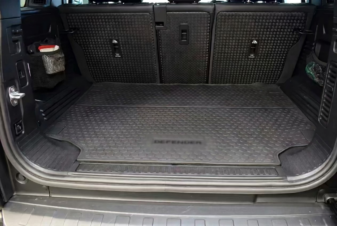Rear Cargo Mat – Premium Soft Rubber – Suits Defender 110
