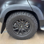 Wide Wheel Arch Flares – Gloss or Matte Black - Suits Defender 110