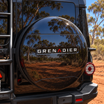 Hard Spare Wheel Cover - Gloss Black - Suits Ineos Grenadier Wagon