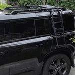 Low Profile Adjustable Roof Rack & Folding Ladder Combo – Suits Defender 110 L663 2020+