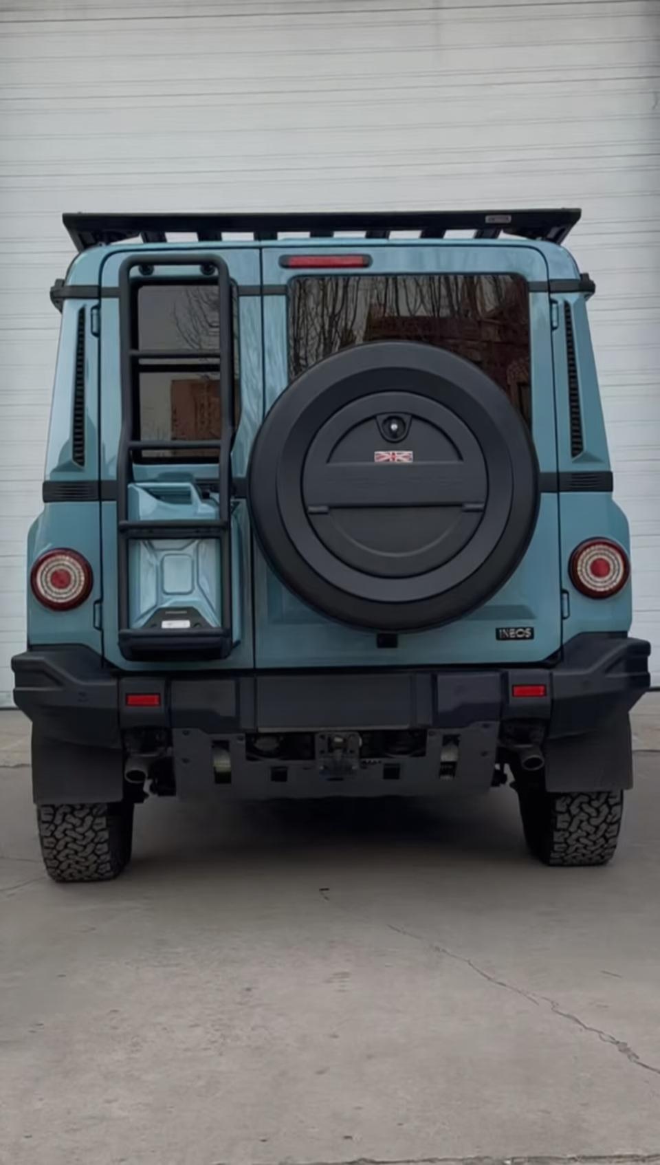 Rear Ladder / Jerry Can Holder - Suits INEOS Grenadier | Aftermarket
