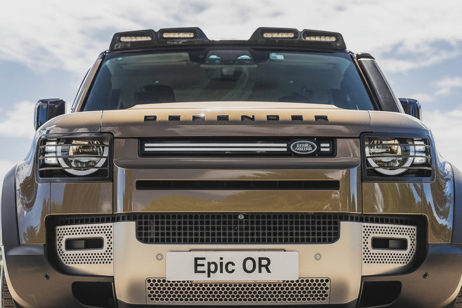 Light Bar 4 LED + Control Unit (Carbon Fibre)