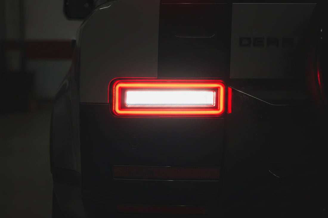LED Reverse Lights with Sequential Indicators – Suits Defender 90 / 110 / 130