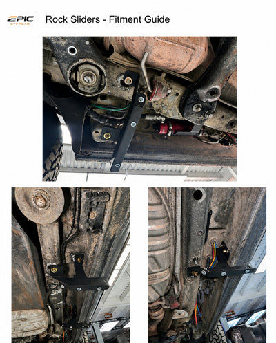 Porsche 958 / 92A Overland Rock Sliders / Side Steps