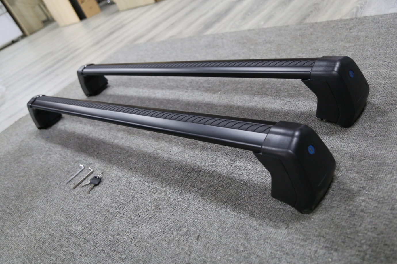 Roof Cross Bars 110 Black – Suits Defender 110