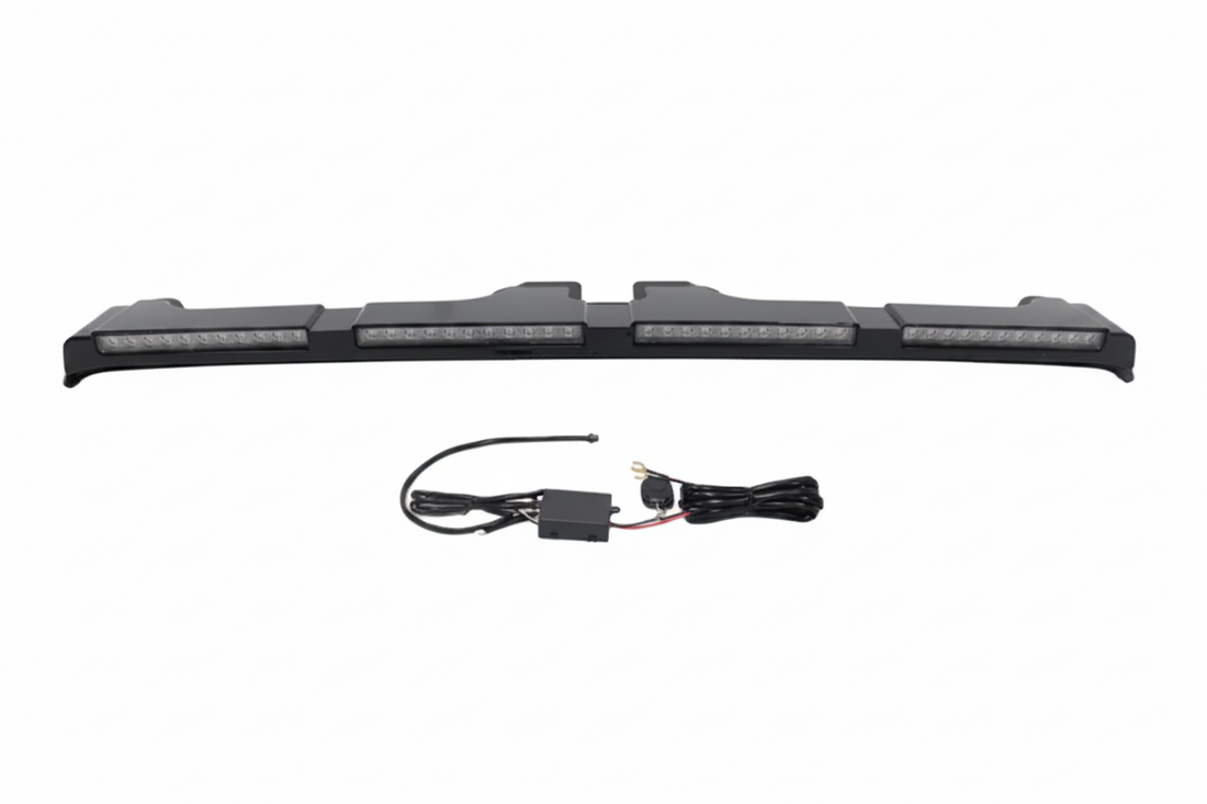 4 LED Roof Light Bar (Gloss Black) - Suits Grenadier / Quartermaster | Aftermarket