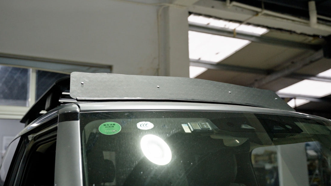 Wind Deflector for Expedition Roof Rack – Suits Defender 90 / 110 / 130