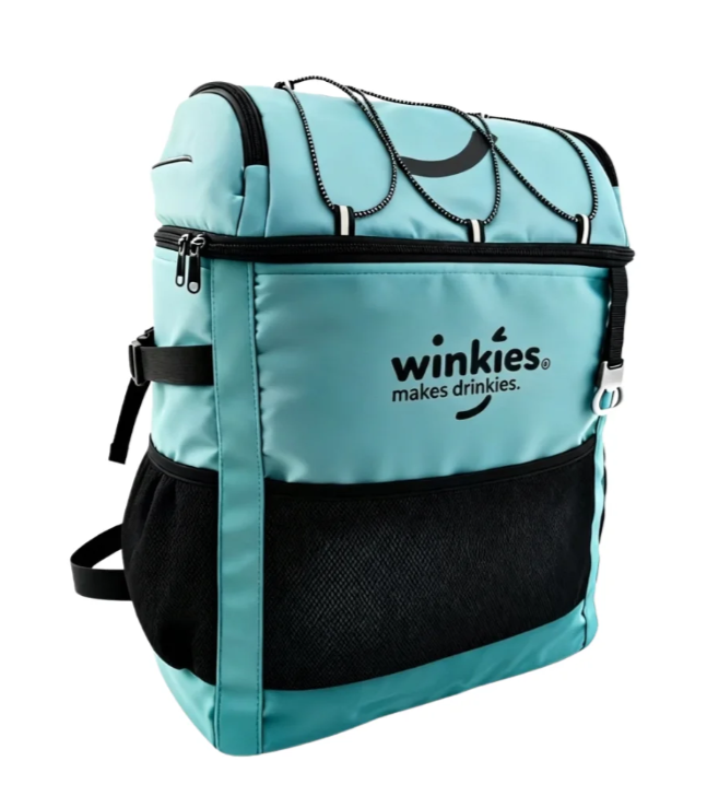 Winkies Backpack Soft Cooler with Water Bowls