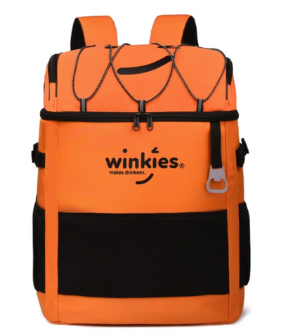 Winkies Backpack Soft Cooler with Water Bowls