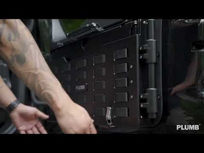 Tailgate Multi Function Fold Out Platform PLUMB – Suits Defender 90 / 110 / 130
