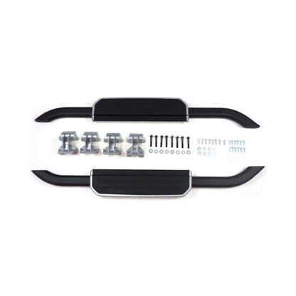 Defender 90 Side Steps (Black)