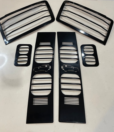 Headlight Grille Set – 2 Piece Black