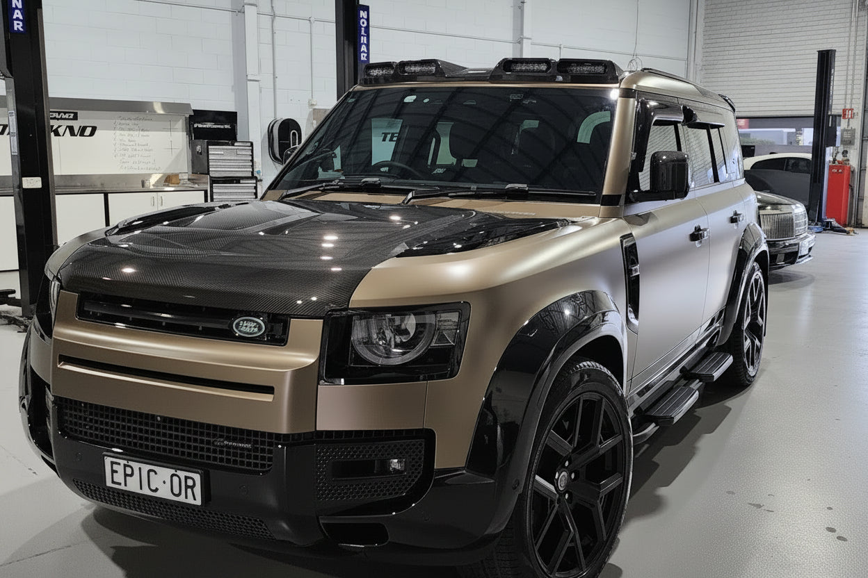 Carbon Fibre Bonnet -Suits Defender 90/110/130