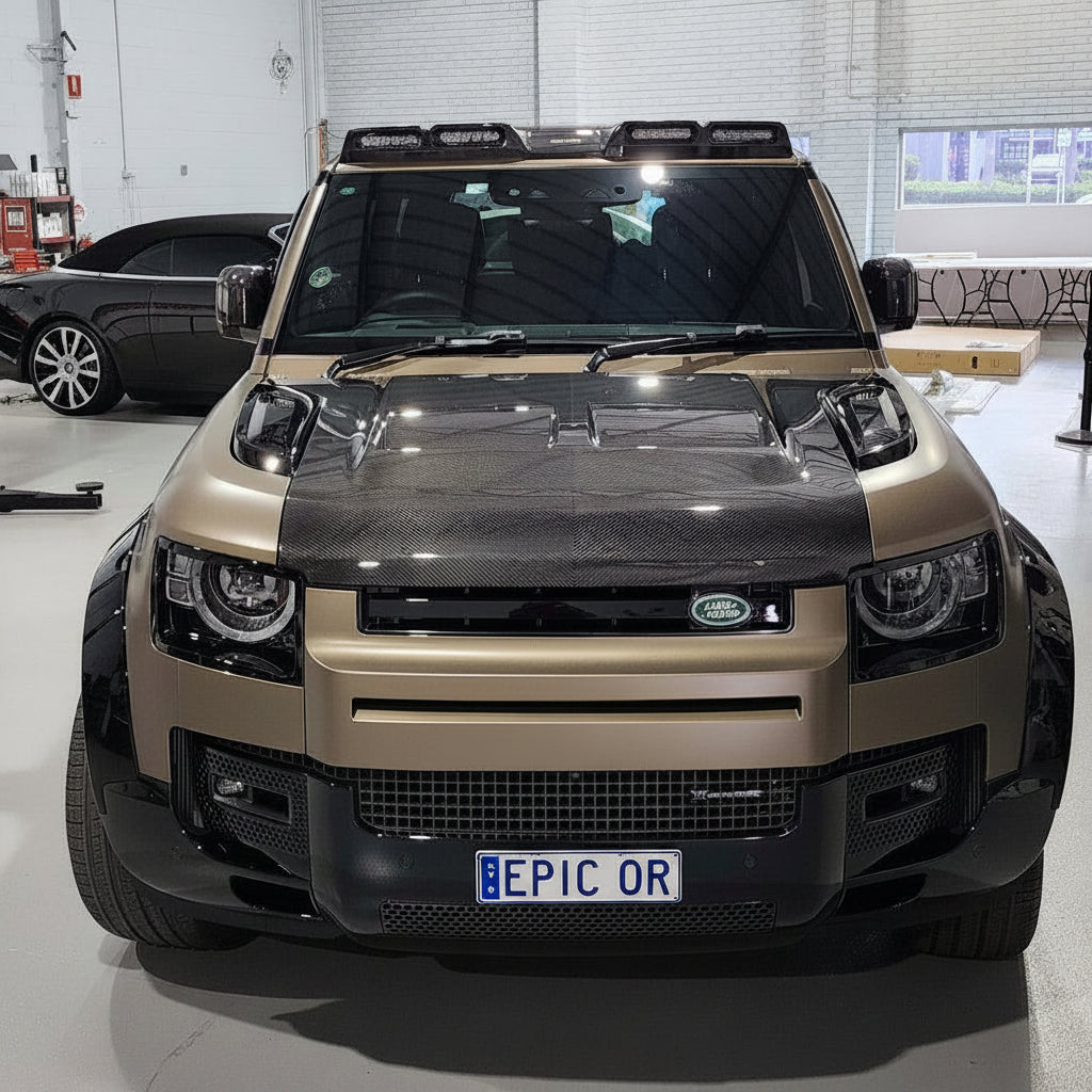 Carbon Fibre Bonnet -Suits Defender 90/110/130