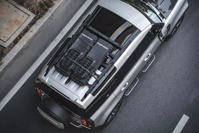 Premium Multi Function Full Length Roof Rack PLUMB – Suits Defender 110