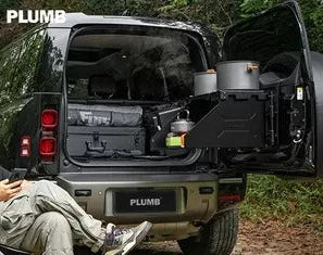 Tailgate Multi Function Fold Out Platform PLUMB – Suits Defender 90 / 110 / 130