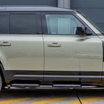 Black Side Steps – OEM Style Alloy Running Boards - Suits Defender 110/130