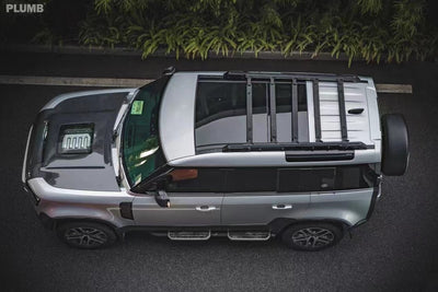 Premium Multi Function Full Length Roof Rack PLUMB – Suits Defender 110