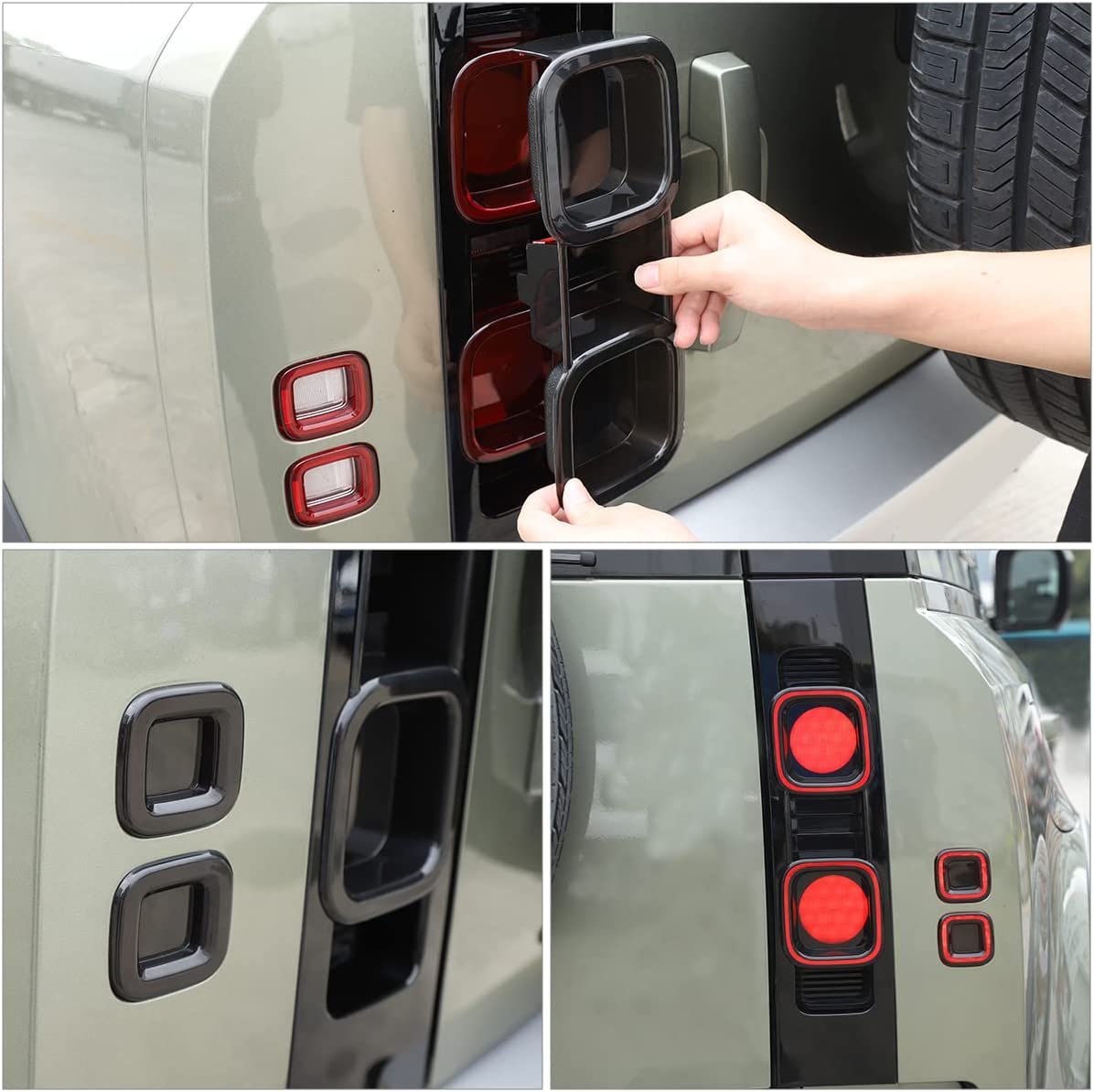 Smoked Rear Tail Light Kit 2020+ Land Rover Defender Epic Off Road