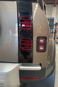 Tail Light Grille Set – 4 Piece Black