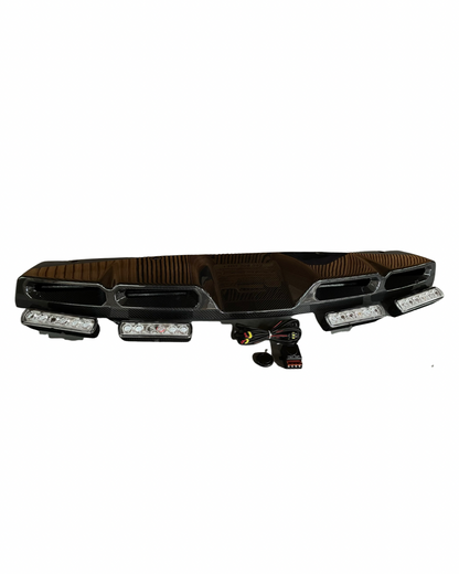 Light Bar 4 LED + Control Unit (Carbon Fibre)