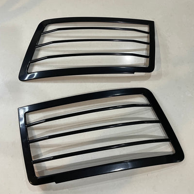 Headlight Grille Set – 2 Piece Black